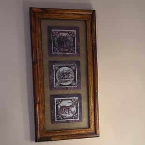 Rustic Framed Wildlife Art